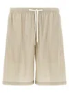 Cellar Door Beige Jago Bermuda Shorts In Multi