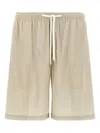 Cellar Door Beige Jago Bermuda Shorts In Neutrals