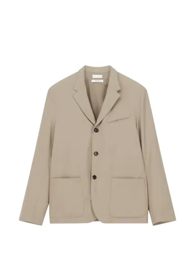 Cellar Door Jake Button-fastening Blazer In Nude