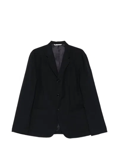Cellar Door Jake Notched-lapel Patch-pocket Jacket In Black