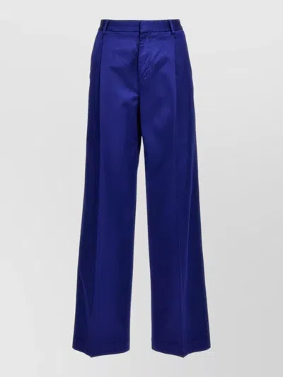 Cellar Door Jonap Pants Wide Leg Belt Loops In Blue