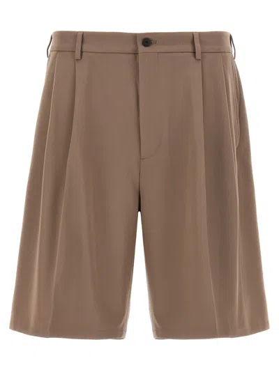 Cellar Door Brown Lenny Bermuda Shorts