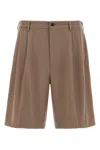Cellar Door Brown Lenny Bermuda Shorts In Brown
