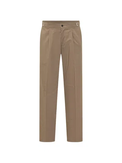 Cellar Door Leo T Pleated-front Trousers In Brown