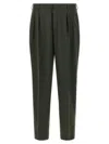 Cellar Door Lucio Tailored Trousers In Green