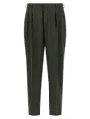 Cellar Door Lucio Tailored Trousers In Green