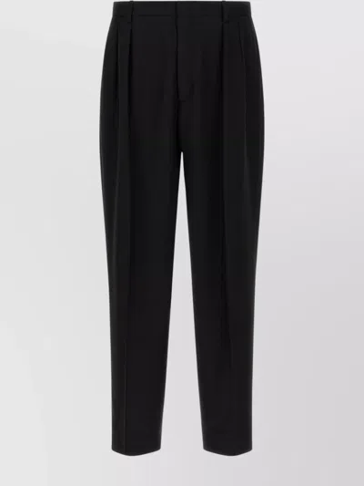 CELLAR DOOR 'LUCIO' PLEATED FRONT TROUSERS WITH BELT LOOPS