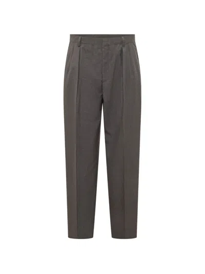 Cellar Door Lucio Pleated Trousers In Black