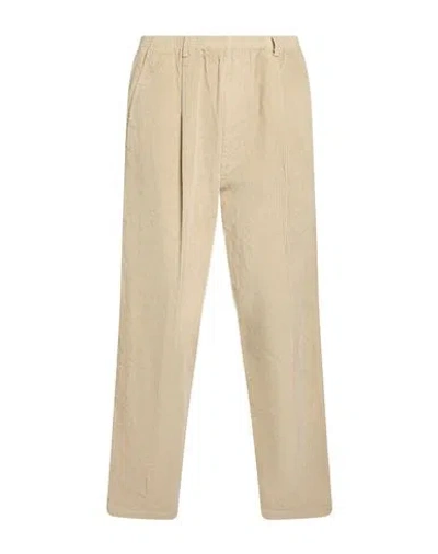 Cellar Door Man Pants Beige Size 34 Cotton, Elastane In Neutral