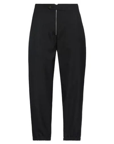 Cellar Door Man Pants Black Size 30 Polyethylene, Wool