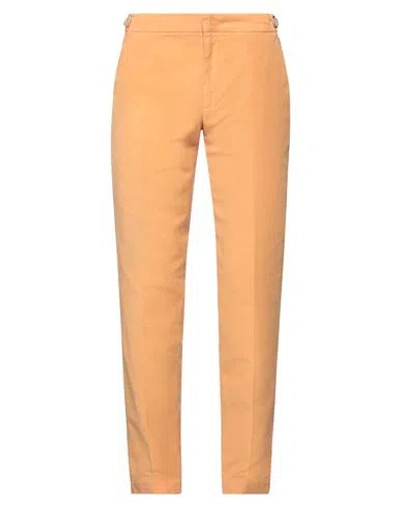 Cellar Door Man Pants Camel Size 36 Cotton, Elastane In Beige