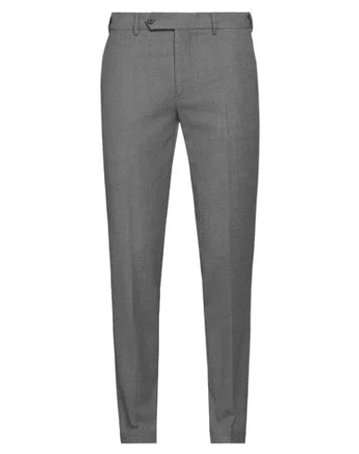 Cellar Door Man Pants Grey Size 38 Virgin Wool, Elastane In Gray