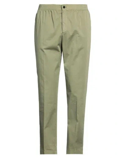 Cellar Door Man Pants Sage Green Size 36 Cotton, Elastane