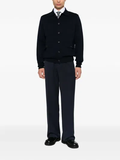 Cellar Door Milo Straight-leg Trousers In Black