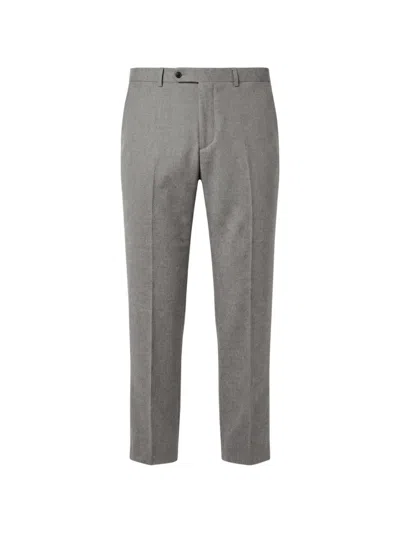 Cellar Door Paloma Pressed-crease Trousers In 그레이