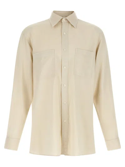 Cellar Door Paul Shirt In Neutral