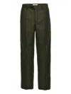 Cellar Door Pleated-front Trousers In Green