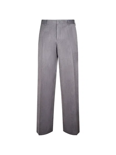 Cellar Door Pressed-crease Straight-leg Trousers In Yellow