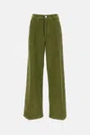 Cellar Door Corduroy Trousers In Green