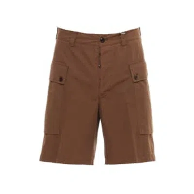 Cellar Door Shorts For Man Ta911531 Achille 8 In Brown