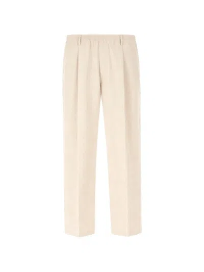 Cellar Door Straight-leg Trousers In Neutral