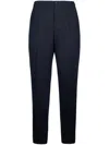 Cellar Door Tapered Trousers In Blue