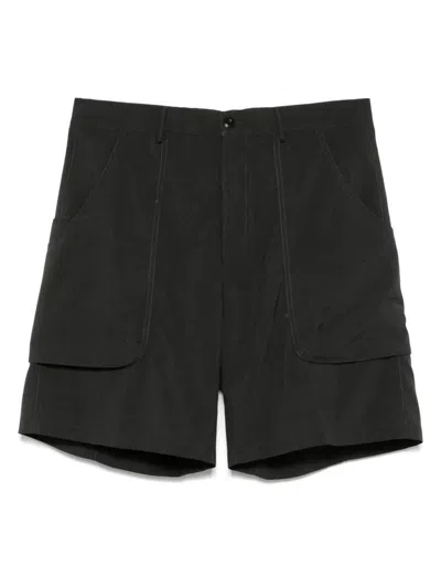 Cellar Door Timmy Lightweight Nylon Shorts In Grey