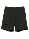 Cellar Door Timmy Lightweight Nylon Shorts In Grey