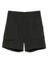 Cellar Door Timmy Lightweight Nylon Shorts In Grey