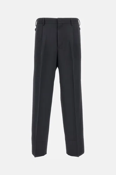 Cellar Door Pleated-details Trousers In Black