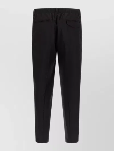 Cellar Door Virgin Wool Tapered Trousers In Multi
