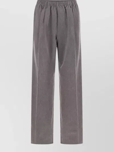 Cellar Door Wide-leg Trousers In Gray