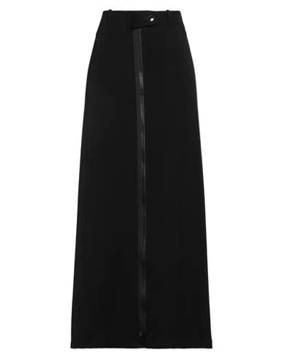 Cellar Door Woman Maxi Skirt Black Size 8 Polyester, Viscose, Elastane