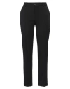 CELLAR DOOR CELLAR DOOR WOMAN PANTS BLACK SIZE 8 POLYESTER, VISCOSE, ELASTANE