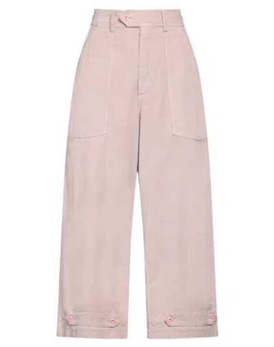 Cellar Door Woman Pants Blush Size 8 Cotton, Elastane In Pink