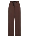 Cellar Door Woman Pants Chocolate Brown Size 10 Polyester, Viscose, Elastane In Brown
