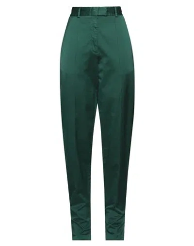 Cellar Door Woman Pants Emerald Green Size 8 Cotton, Viscose, Elastane