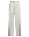 Cellar Door Woman Pants Light Grey Size 6 Cotton, Viscose, Elastane In Grey