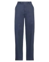 Cellar Door Woman Pants Navy Size 6 Cotton, Elastane In Navy Blue