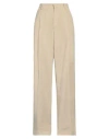 Cellar Door Woman Pants Beige Size 6 Cotton, Elastane In Sage Green