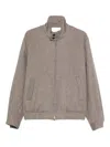 Cellar Door Zip-front Welt-pocket Jacket In Multi