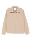 Cellar Door Zip-up Jacket In Neutral