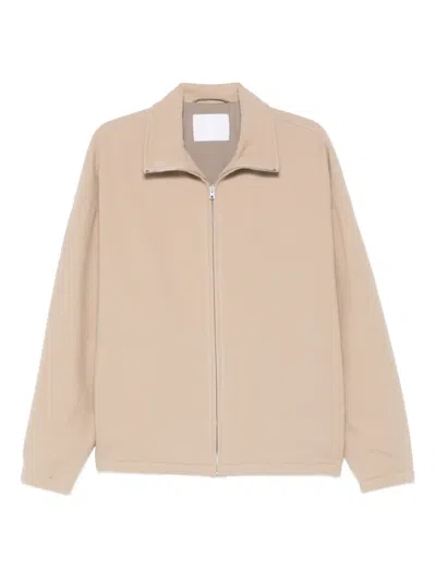 Cellar Door Zip-up Jacket In Neutral