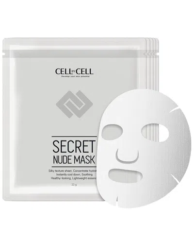 Cellbycell Unisex 1oz Secret Nude Silky Sheet Mask In White