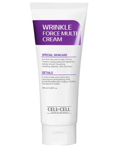 Cellbycell Unisex 5oz Wrinkle Force Multi Cream In White