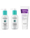 CELLBYCELL CELLBYCELL UNISEX PURIFYING C BALANCE CLEANSER, TONER & WRINKLE FORCE MULTI CREAM