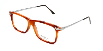 Cellini 1384 C Occhiali Da Vista Marroni Per Uomo (solo Montatura) In Brown