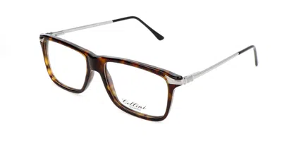 Cellini 1384 B Occhiali Da Vista Tartarugatishell Per Uomo (solo Montatura) In Brown