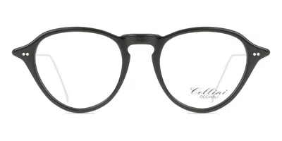 Cellini 1412 A Men's Glasses Black Size 46 - Free Lenses - Blue Light Block Available