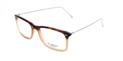 Cellini 1413 C Occhiali Da Vista Tartarugatishell Per Uomo (solo Montatura) In Brown